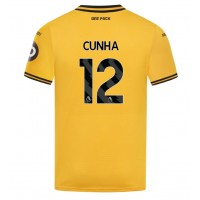 Camisa de time de futebol Wolves Matheus Cunha #12 Replicas 1º Equipamento 2024-25 Manga Curta